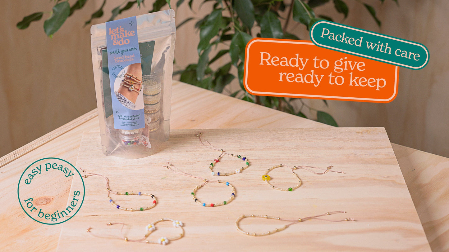 Let's Make & Do Create Your Own Seed Bead Bracelets Kit