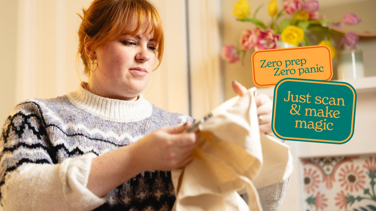 Let's Make & Do Learn To Sew Your Own Embroidered Flowers Kit