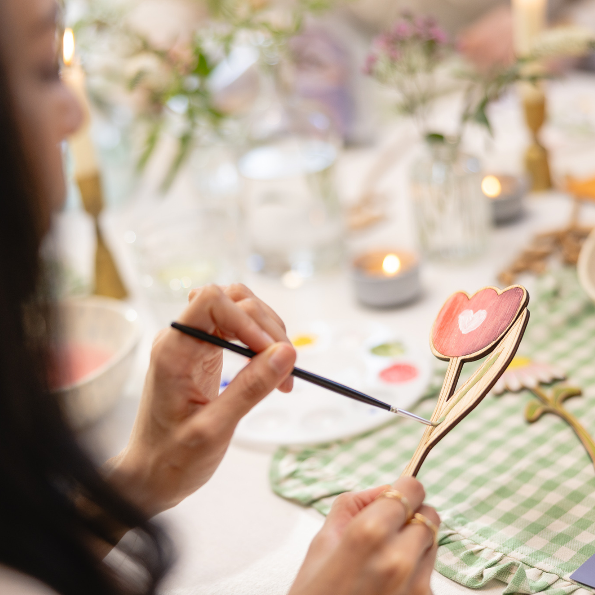 Paint Your Own Wooden Flowers Kit
