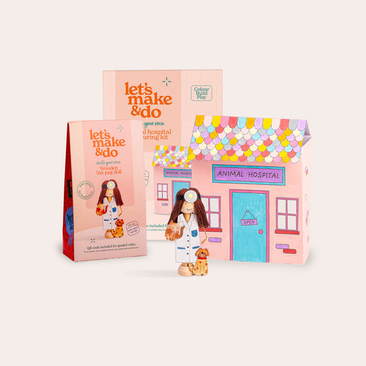 Make Your Own Vet And Animal Hospital Creative Craft Set