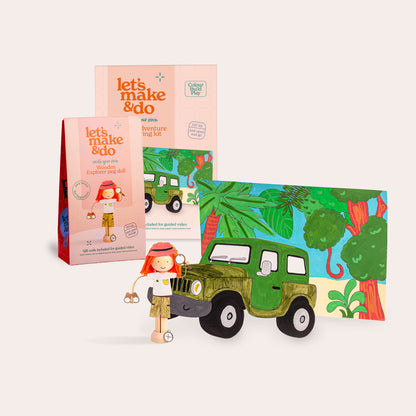 Make Your Own Explorer And Jungle Scene Creative Craft Set