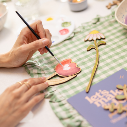Paint Your Own Wooden Flowers Kit