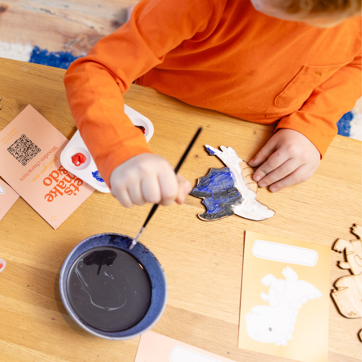 Paint Your Own Wooden Dinosaurs Kit