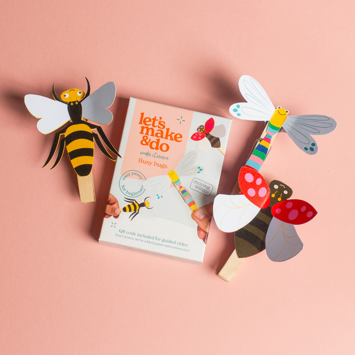 Make It Move - Busy Bugs Craft Kit for Kids