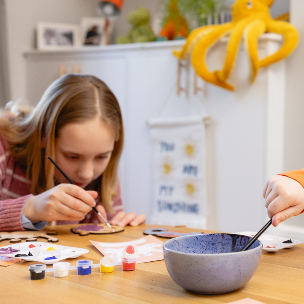Paint Your Own Wooden Dinosaurs Kit