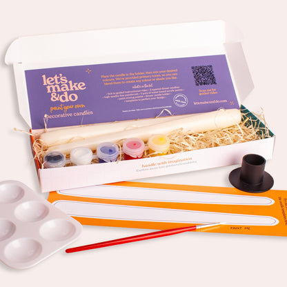 Paint Your Own Decorative Candles Kit