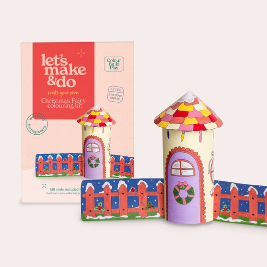 Christmas Fairy House Colouring Kit