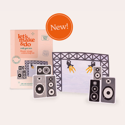 Music Stage Colouring Kit