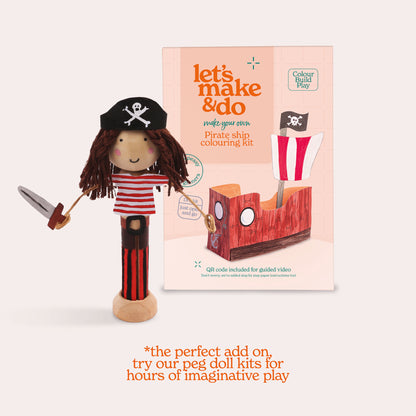 Pirate Ship Colouring Kit