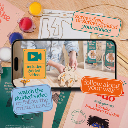 Make Your Own Superhero And Superhero Headquarters Creative Craft Set