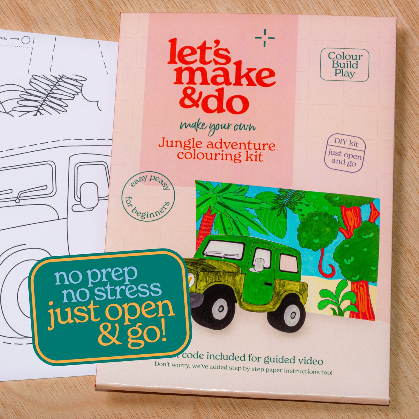 Make Your Own Explorer And Jungle Scene Creative Craft Set