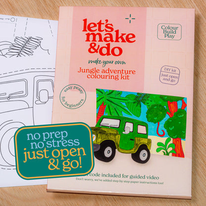 Make Your Own Explorer And Jungle Scene Creative Craft Set