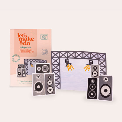 Make Your Own Popstar And Music Stage Creative Craft Set