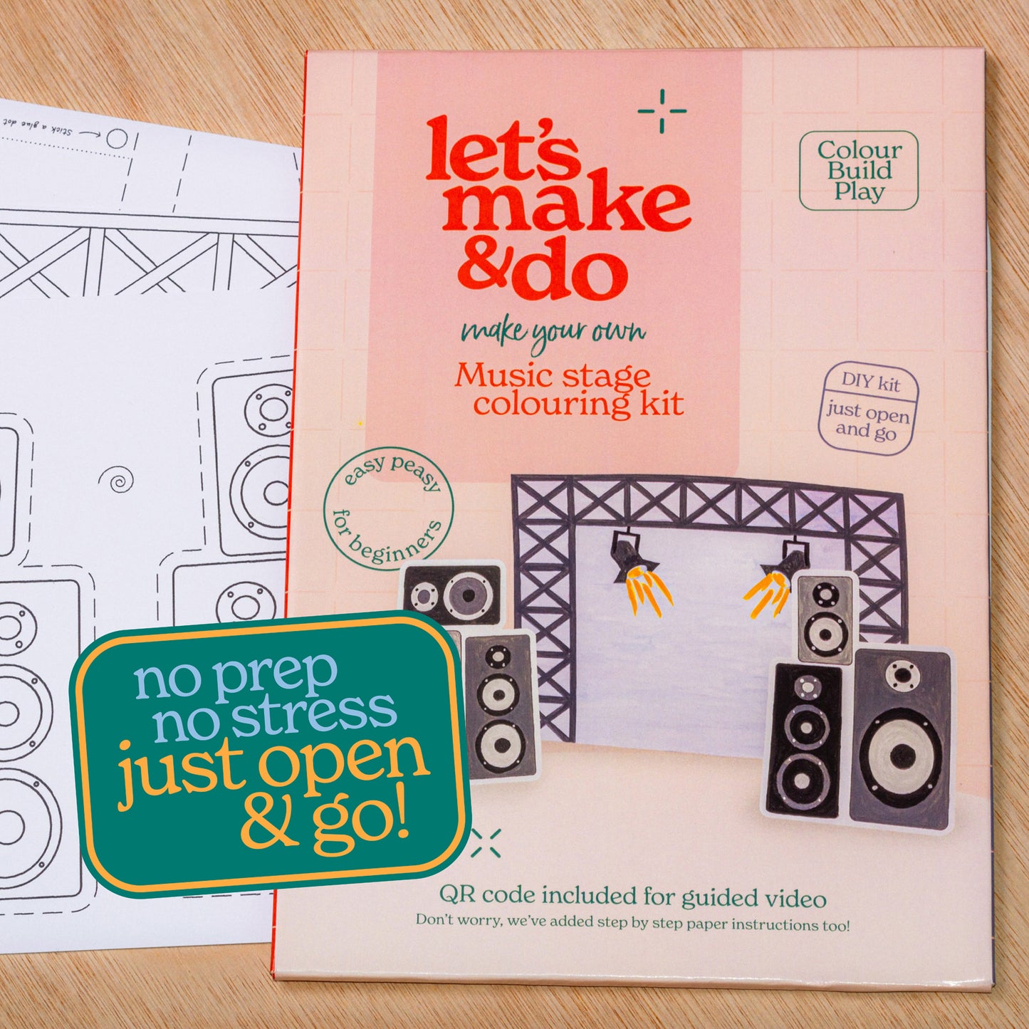 Make Your Own Popstar And Music Stage Creative Craft Set
