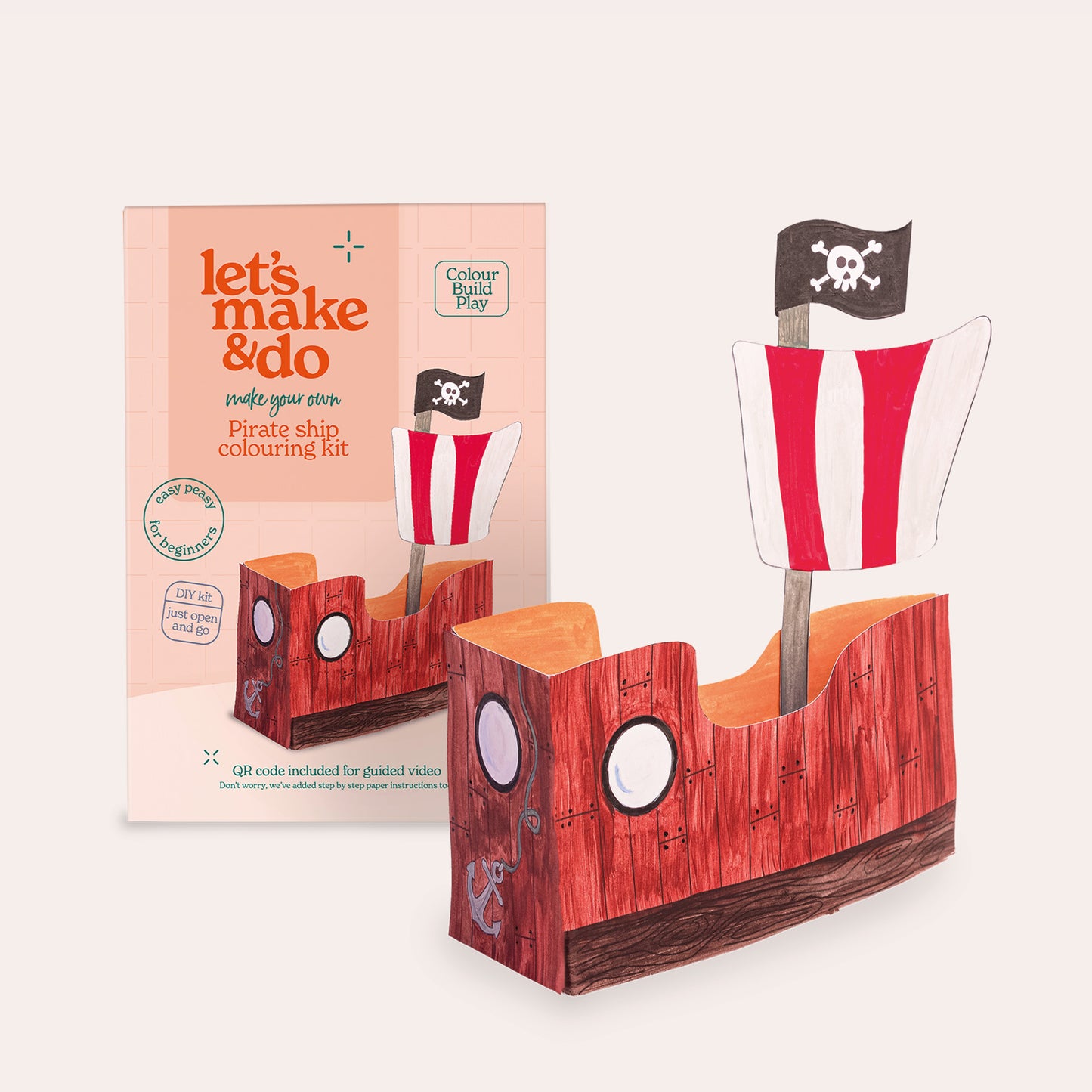 Make Your Own Pirate And Pirate Ship Creative Craft Set