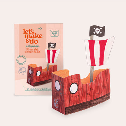 Make Your Own Pirate And Pirate Ship Creative Craft Set