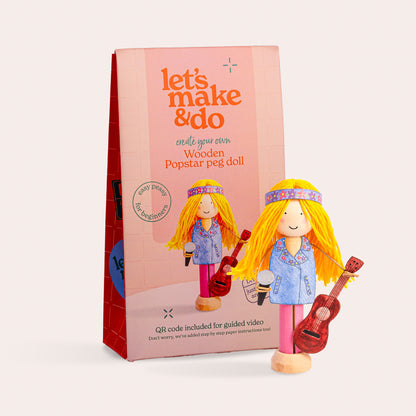 Make Your Own Popstar And Music Stage Creative Craft Set