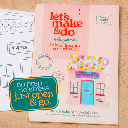 Make Your Own Vet And Animal Hospital Creative Craft Set