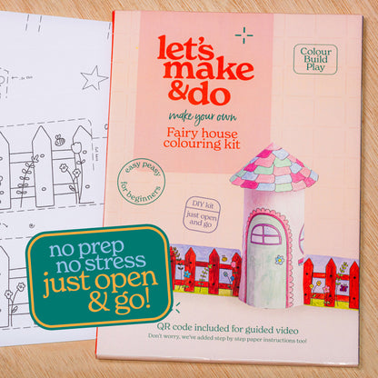 Fairy House Colouring Kit