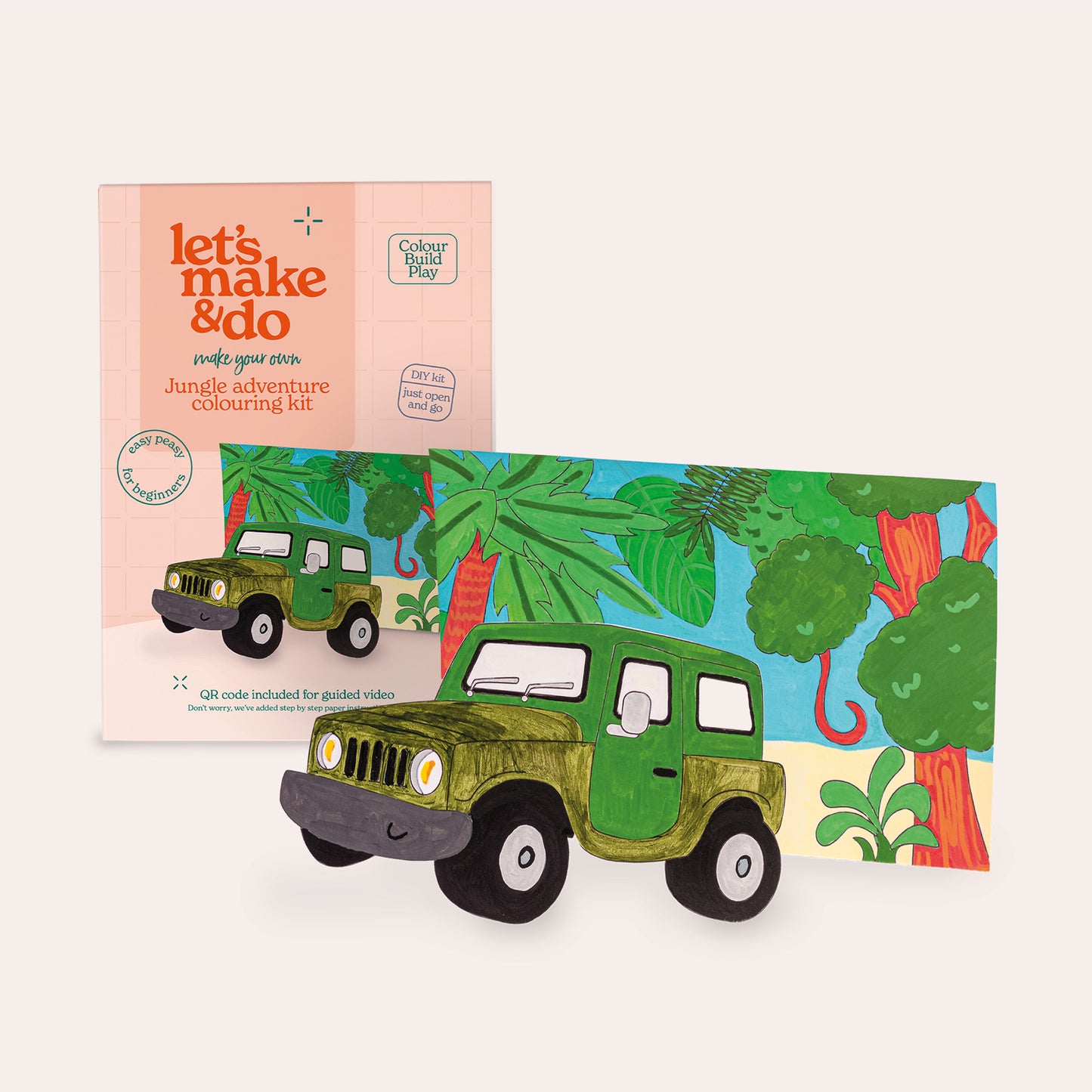 Make Your Own Explorer And Jungle Scene Creative Craft Set