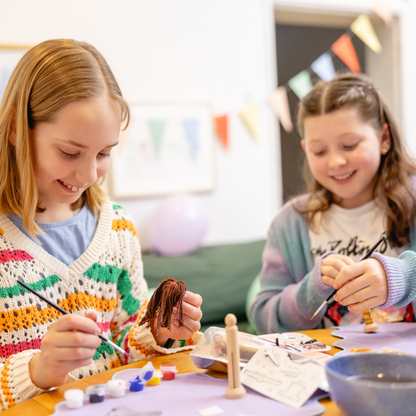 Create Your Own Superhero Wooden Peg Doll Kit