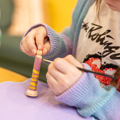 Create Your Own Superhero Wooden Peg Doll Kit