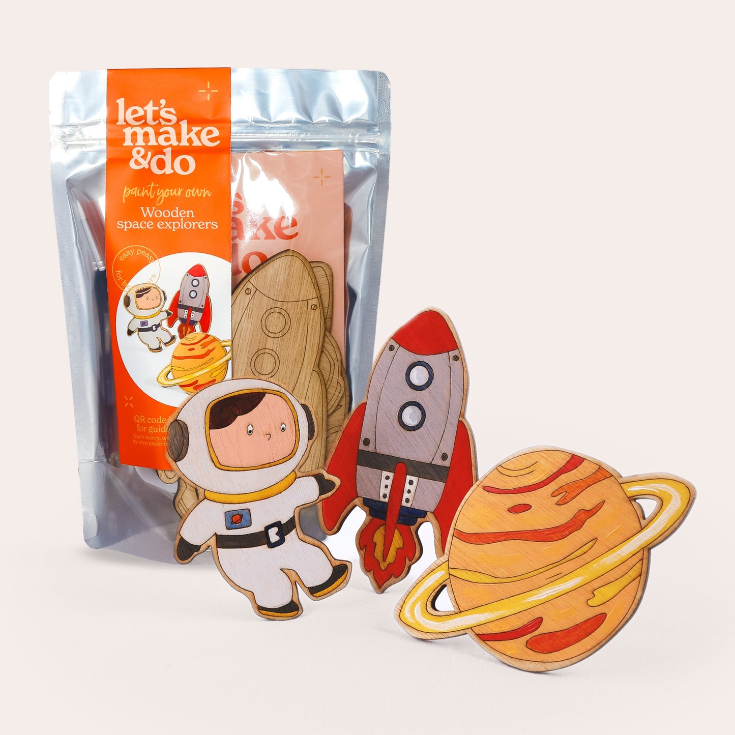 Paint Your Own Wooden Space Explorers Kit