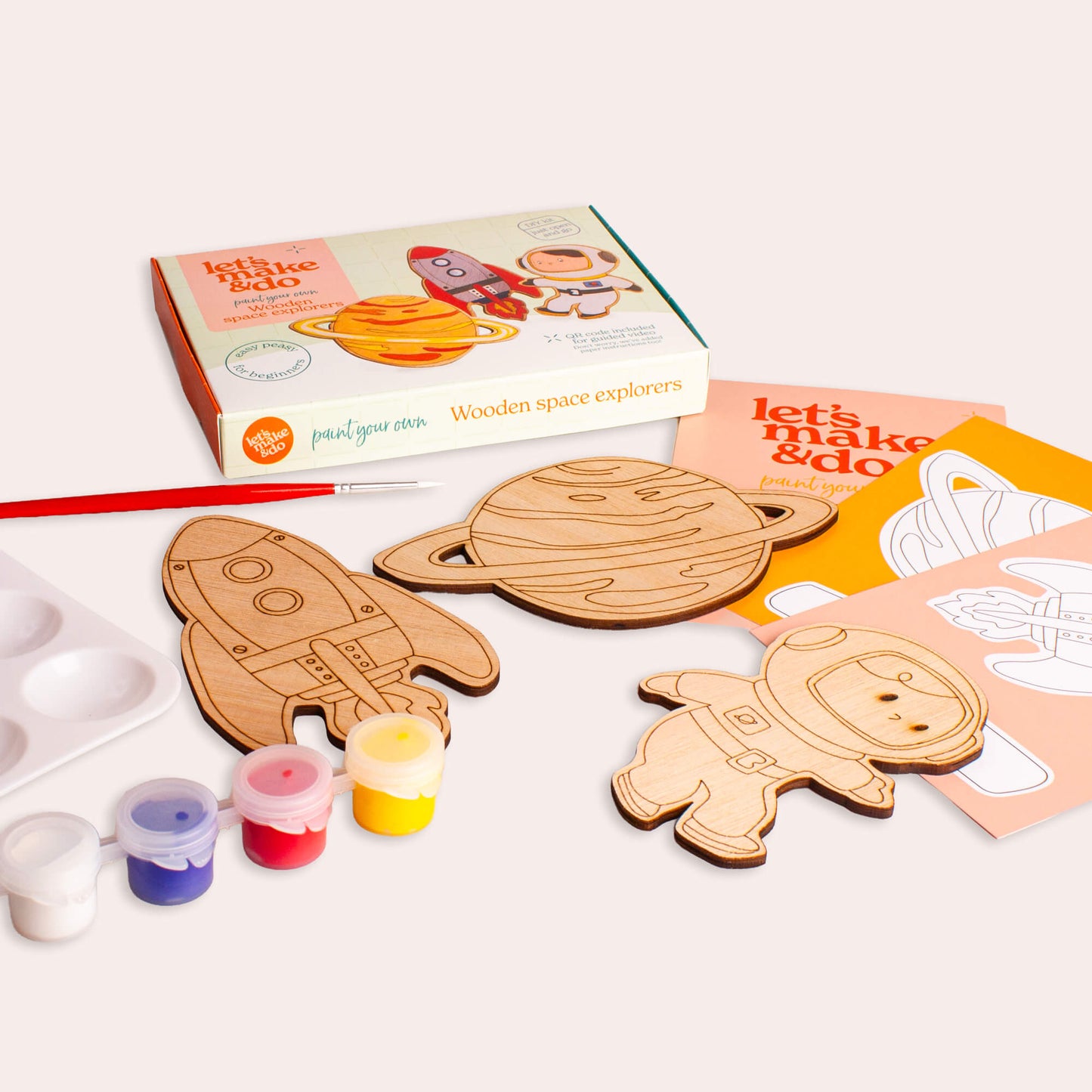 Paint Your Own Wooden Space Explorers Kit