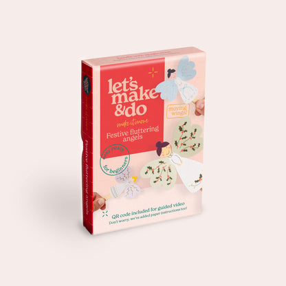 Make It Move - Festive Fluttering Angels Craft Kit for Kids