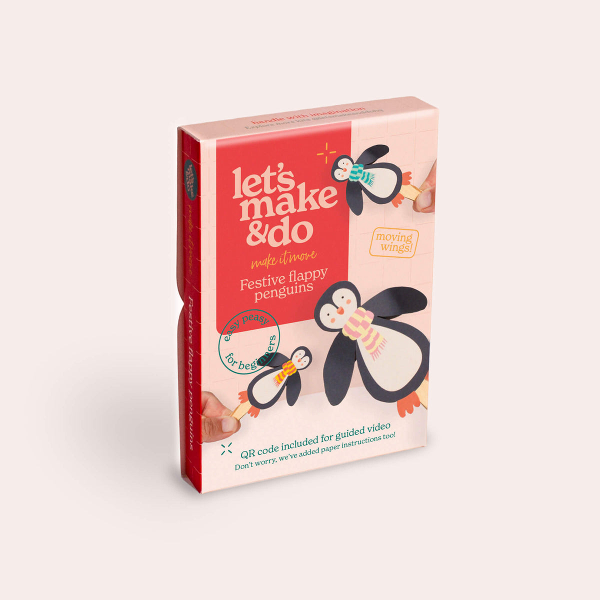 Make It Move - Festive Flappy Penguins Craft Kit for Kids