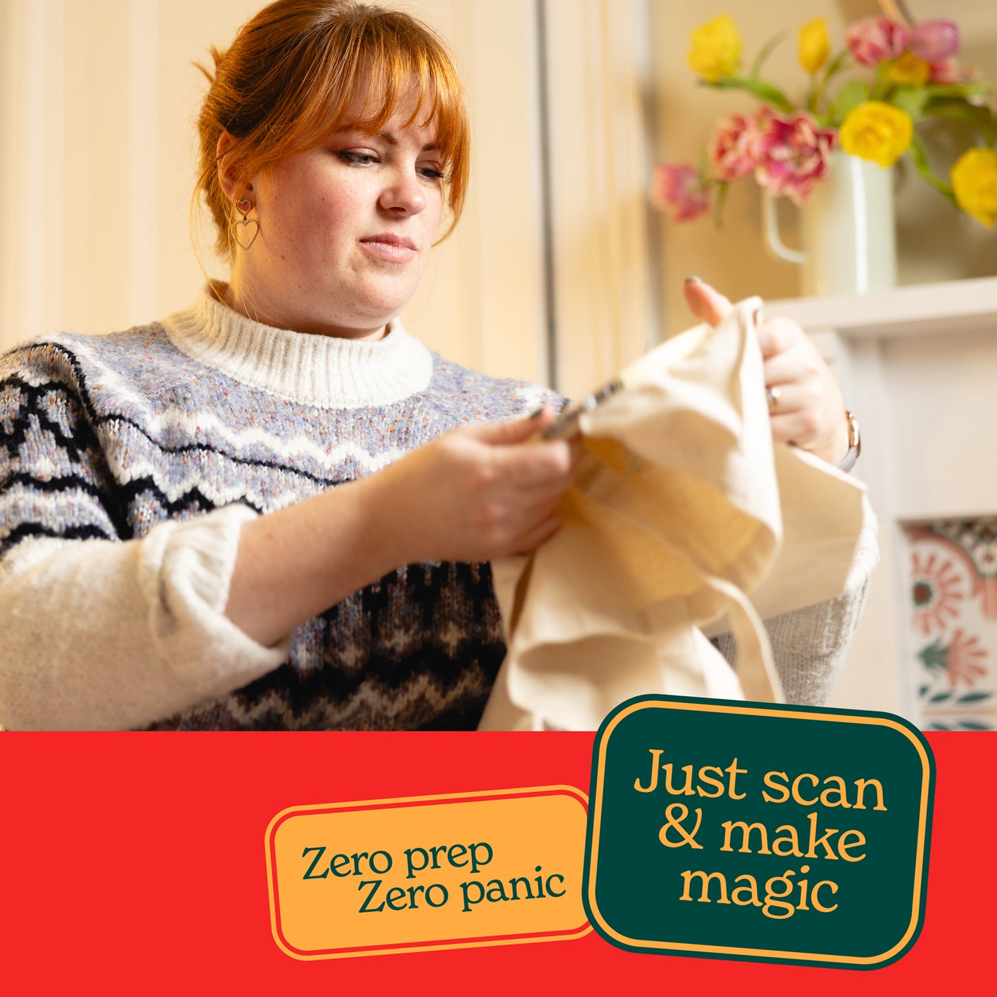 Learn To Sew Your Own Embroidered Christmas Trees Kit