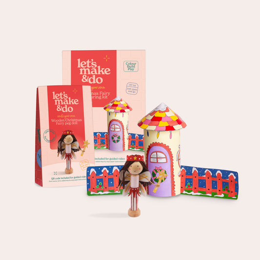 Make Your Own Christmas Fairy And Fairy House Creative Craft Set