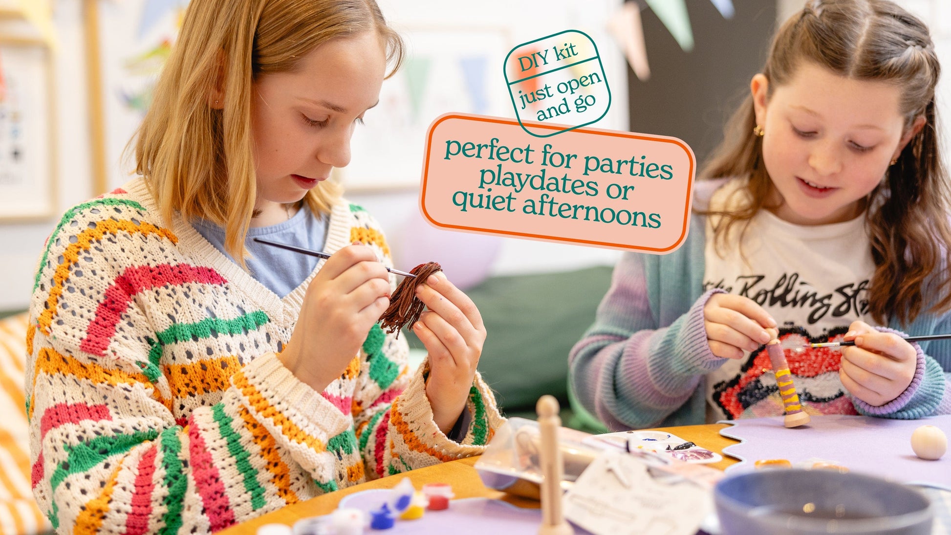 Let's Make & Do Create Your Own Pirate Wooden Peg Doll Kit