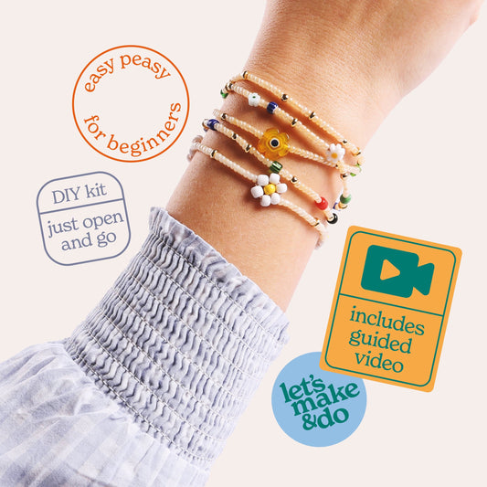 Let's Make & Do Create Your Own Seed Bead Bracelets Kit