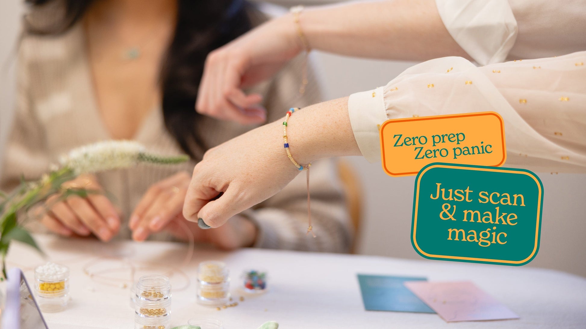 Seed Bead Jewellery Bracelet Making Kit Creative Craft Gift Set