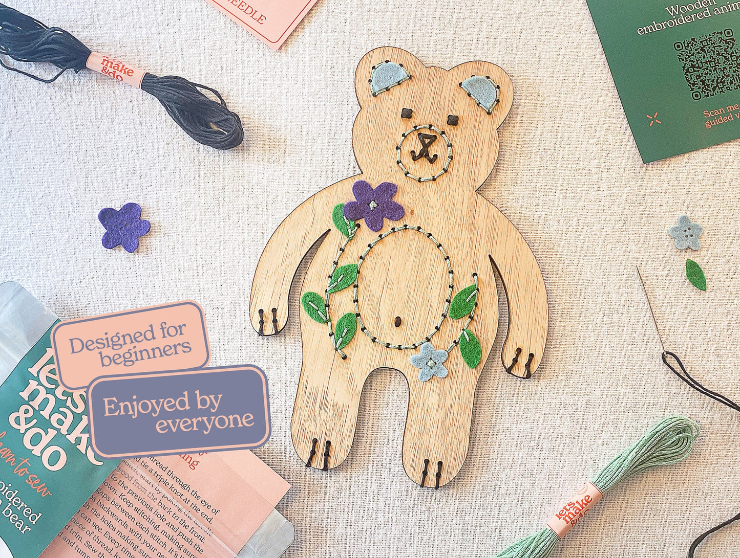 Let's Make & Do Learn To Sew Bear Kit