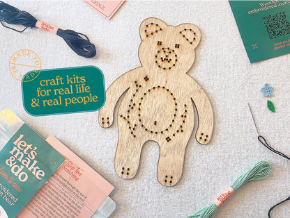 Let's Make & Do Learn To Sew Bear Kit