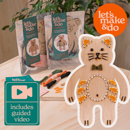 Let's Make & Do  Learn To Sew Cat Kit