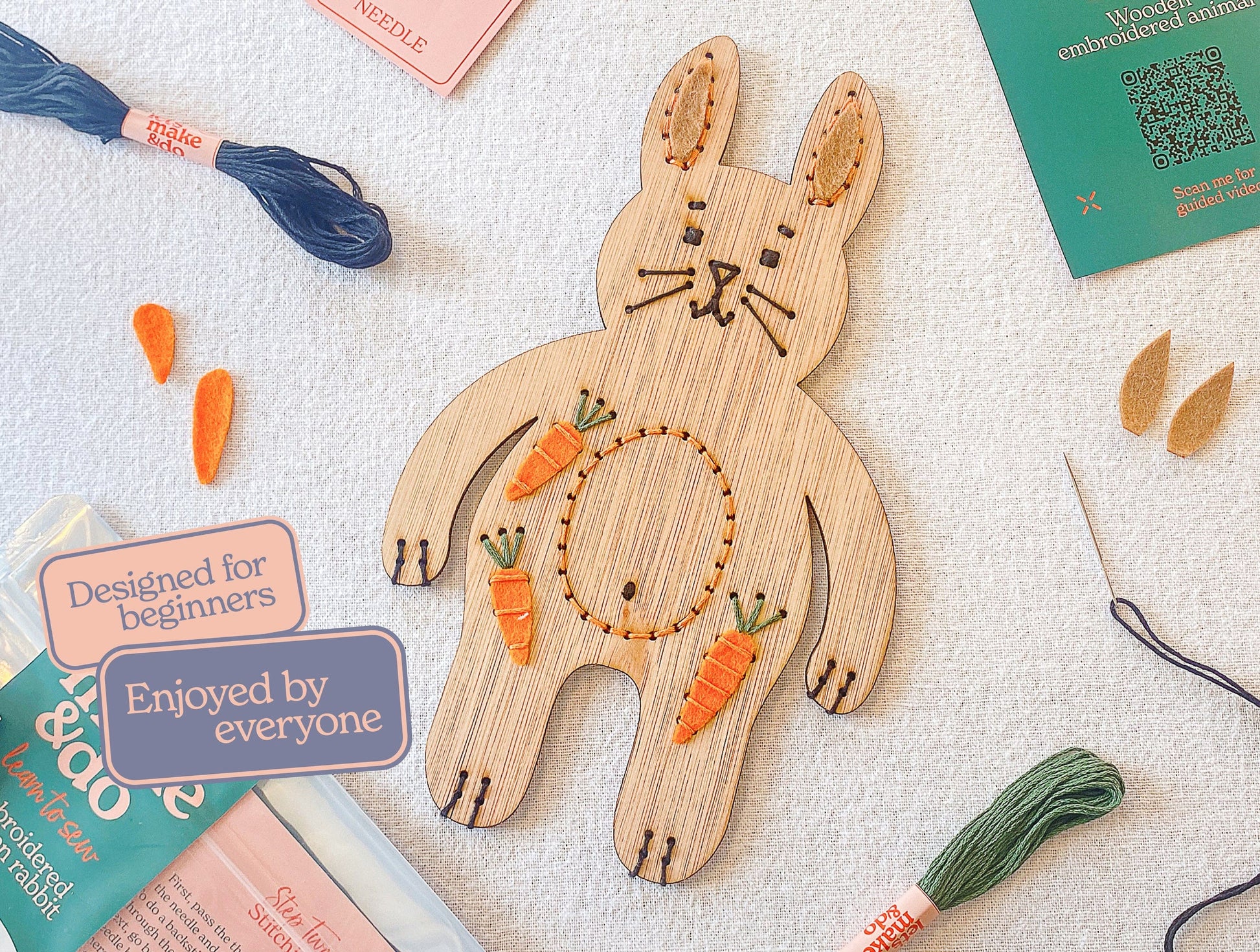 Let's Make & Do Learn To Sew Rabbit Kit