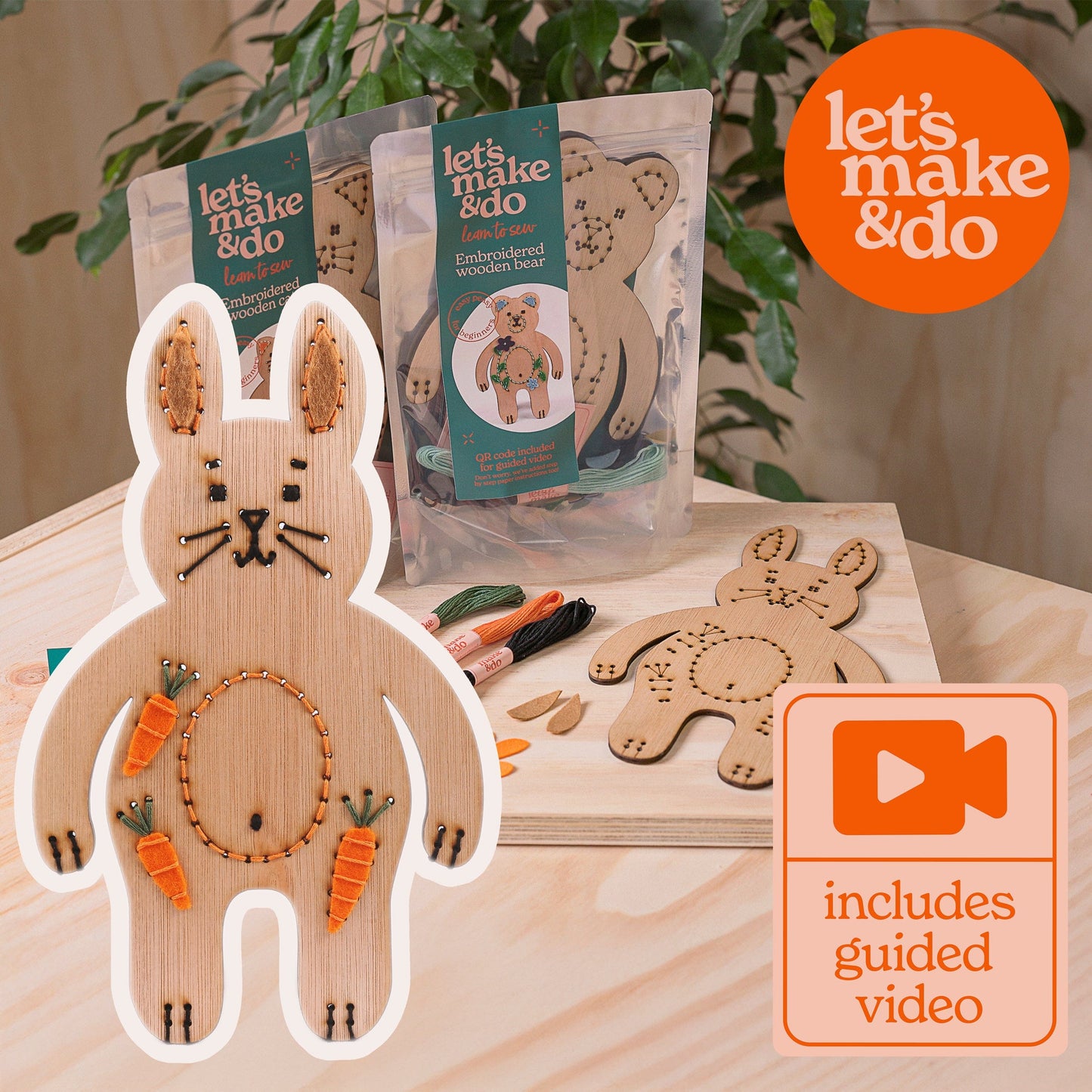 Let's Make & Do Learn To Sew Rabbit Kit