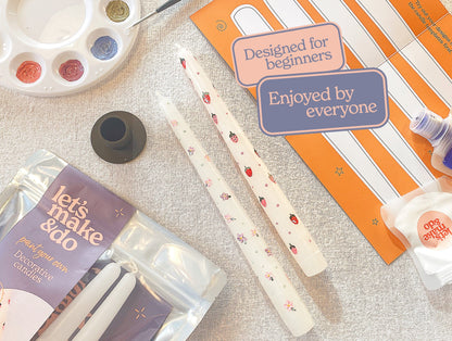 Let's Make & Do Paint Your Own Decorative Candles Kit
