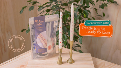 Let's Make & Do Paint Your Own Decorative Candles Kit
