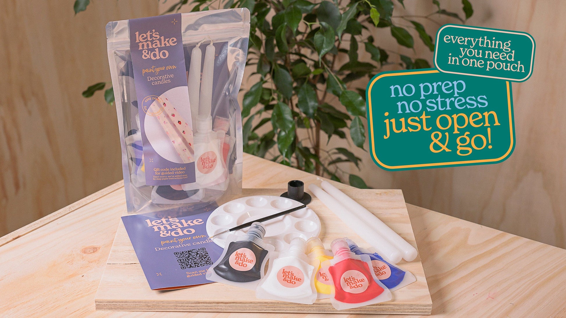Let's Make & Do Paint Your Own Decorative Candles Kit