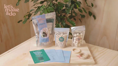 Create Your Own Wooden Beaded Plant Hanger Kit