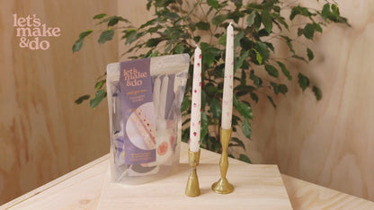 Paint Your Own Decorative Candles Kit