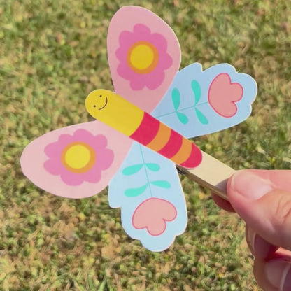 Make It Move - Fluttering Butterflies Craft Kit for Kids