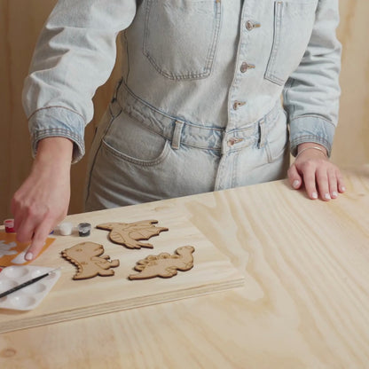 Paint Your Own Wooden Dinosaurs Kit